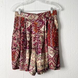 Vintage Ms Choice Shorts Womens Medium Floral Boho Artsy Vacation Relaxed Indie